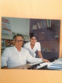 At Trianon Radio with owner Fernando Vieira de Mello