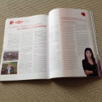 Two-page article about Corporate Social Responsibility at Dow published at Ser Responsable magazine in 2010
